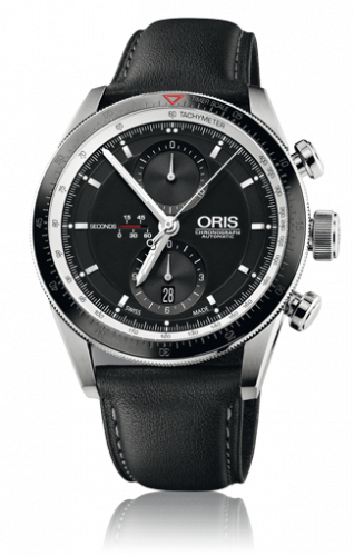 Watch Winder for watch Oris Artix GT Artix GT Chronograph Stainless Steel - Ceramic / Black