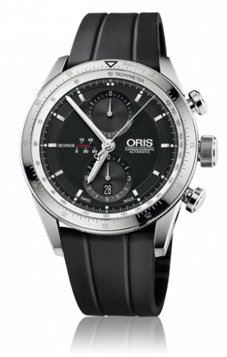 Watch Winder for watch Oris Artix GT Artix GT Chronograph Stainless Steel / Black / Rubber