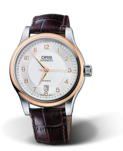 Watch Winder for watch Oris Classic Classic Date 42 Stainless Steel - Rose Gold / Silver