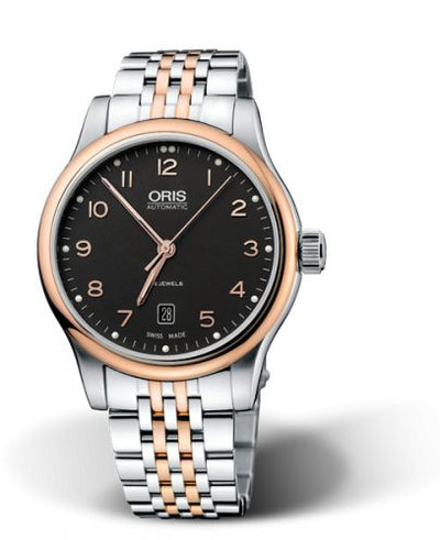 Watch Winder for watch Oris Classic Classic Date 42 Stainless Steel - Rose Gold / Black / Bracelet