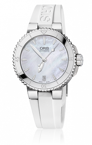 Watch Winder for watch Oris Aquis Aquis Date 36 Stainless Steel / MOP / Rubber