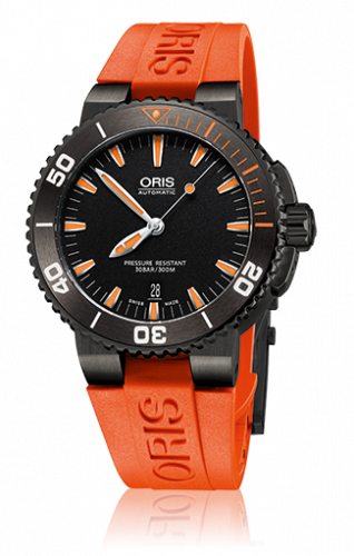 Watch Winder for watch Oris Aquis Aquis Date 43 PVD / Black / Rubber