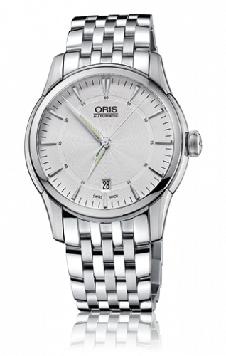 Watch Winder for watch Oris Artelier Artelier Date 40 Stainless Steel / Silver / Bracelet