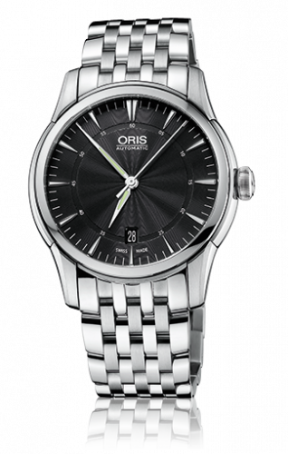 Watch Winder for watch Oris Artelier Artelier Date 40 Stainless Steel / Black / Bracelet