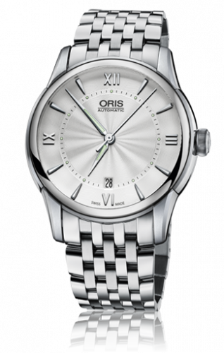 Watch Winder for watch Oris Artelier Artelier Date 40.5 Stainless Steel / Silver / Bracelet