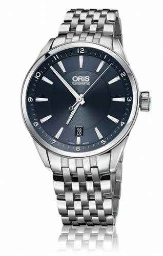 Watch Winder for watch Oris Artix Artix Date 39 Stainless Steel / Blue / Bracelet