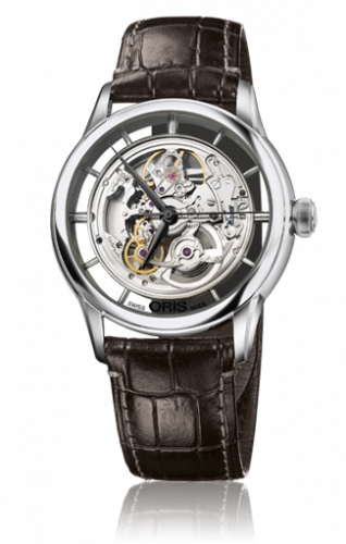 Watch Winder for watch Oris Artelier Artelier Translucent Skeleton Stainless Steel