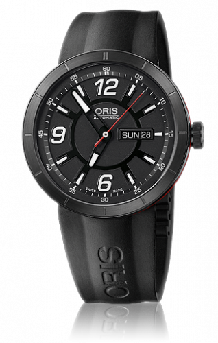 Watch Winder for watch Oris TT1 TT1 Day Date PVD - Ceramic / Black / Rubber