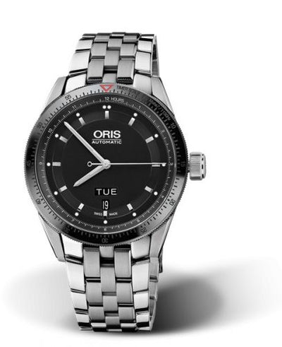 Watch Winder for watch Oris Artix GT Artix GT Day Date Stainless Steel - Ceramic / Black / Bracelet
