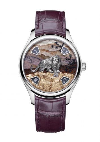 Uhrenbeweger für Uhr Vacheron Constantin Artelier Cabinotiers Special Order Les Cabinotiers Les Cabinotiers Imperial Tiger White Gold / Burgundy Wood