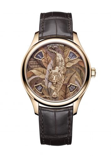 Uhrenbeweger für Uhr Vacheron Constantin Artelier Cabinotiers Special Order Les Cabinotiers Majestic Tiger Pink Gold / Yellow Wood