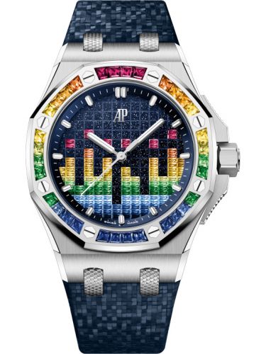 Uhrenbeweger für Uhr Audemars Piguet Royal Oak Offshore Royal Oak Offshore Selfwinding Music Edition White Gold - Rainbow / Aventurine
