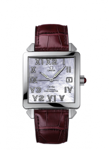 Watch Winder for watch Omega De Ville De Ville Byzantium Co-Axial 33.4 Co-Axial Stainless Steel / Blue MOP