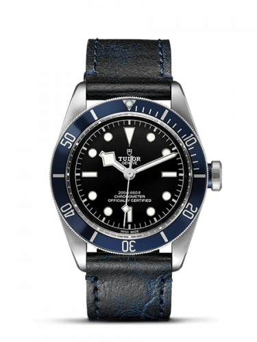 Remontoir à montres pour montre Tudor Noire Bay Heritage Noire Bay Bleu Manufacture / Strap