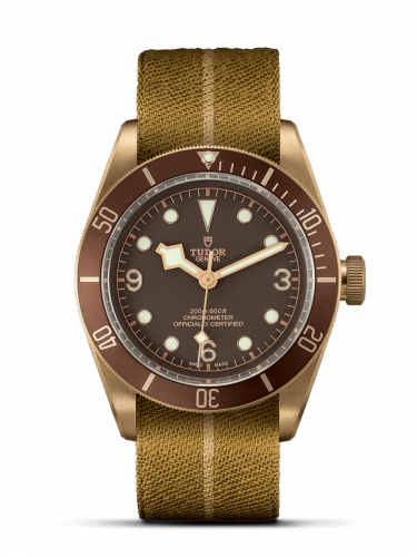 Remontoir à montres pour montre Tudor Noire Bay Heritage Noire Bay Bronze / Marron / Fabric