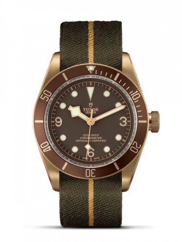 Remontoir à montres pour montre Tudor Noire Bay Heritage Noire Bay Bronze / Marron / Fabric