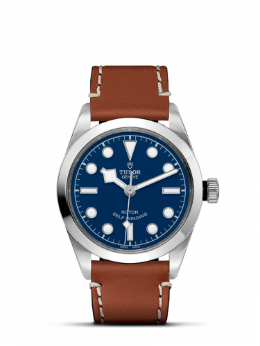 Remontoir à montres pour montre Tudor Noire Bay 31-32-36-39-41 Heritage Noire Bay 36 Stainless Steel / Bleu / Strap