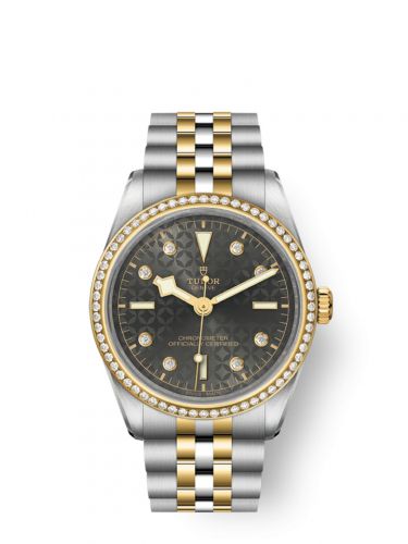 Remontoir à montres pour montre Tudor Noire Bay 31-32-36-39-41 Noire Bay 36 S&G - Diamond / Anthracite - Diamond / Bracelet