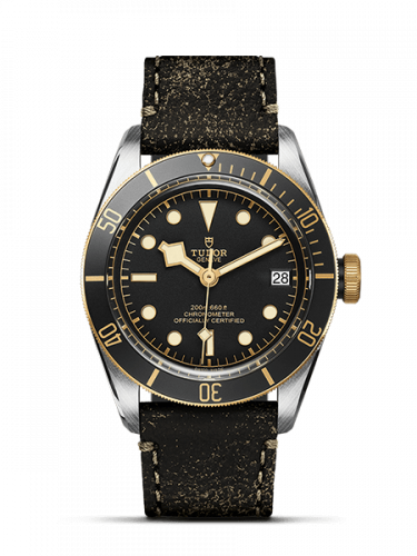 Remontoir à montres pour montre Tudor Noire Bay Heritage Noire Bay Noire S&G / Stainless Steel / Yellow Or / Noire / Strap