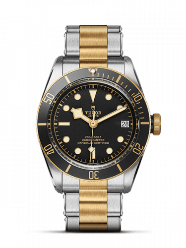 Remontoir à montres pour montre Tudor Noire Bay Heritage Noire Bay Noire S&G / Stainless Steel / Yellow Or / Noire / Bracelet