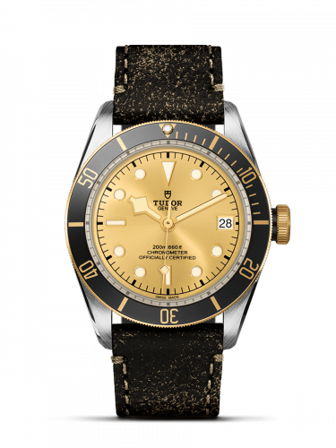 Remontoir à montres pour montre Tudor Noire Bay Heritage Noire Bay Noire S&G / Stainless Steel / Yellow Or / Champagne / Strap
