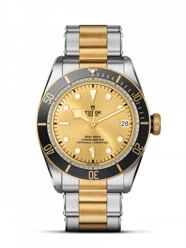 Remontoir à montres pour montre Tudor Noire Bay Heritage Noire Bay Noire S&G / Stainless Steel / Yellow Or / Champagne / Bracelet