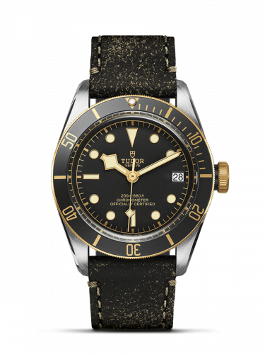 Remontoir à montres pour montre Tudor Noire Bay Heritage Noire Bay Noire S&G / Stainless Steel / Yellow Or / Noire / Strap