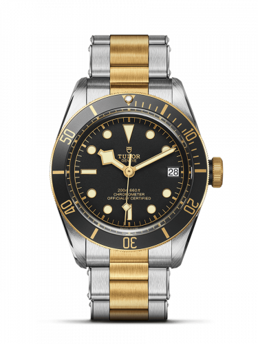 Remontoir à montres pour montre Tudor Noire Bay Heritage Noire Bay Noire S&G / Stainless Steel / Yellow Or / Noire / Bracelet