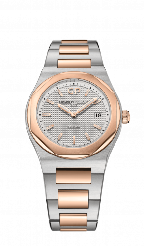 Remontoir à montres pour montre Girard-Perregaux Laureato Laureato 34 Quartz Stainless Steel / Rose Or / Argent