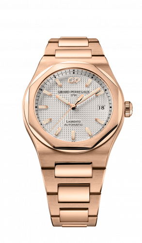Remontoir à montres pour montre Girard-Perregaux Laureato Laureato 38 Automatic Rose Or / Argent