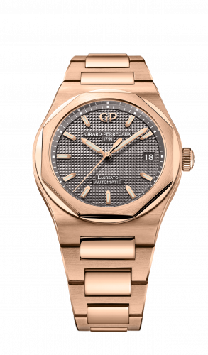 Remontoir à montres pour montre Girard-Perregaux Laureato Laureato 38 Automatic Rose Or / Gris
