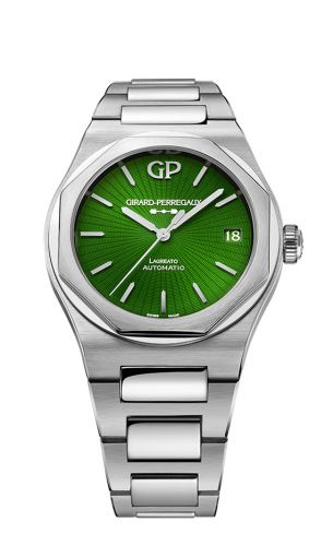 Remontoir à montres pour montre Girard-Perregaux Laureato Laureato 42 Automatic Stainless Steel / Verte Eternity Edition