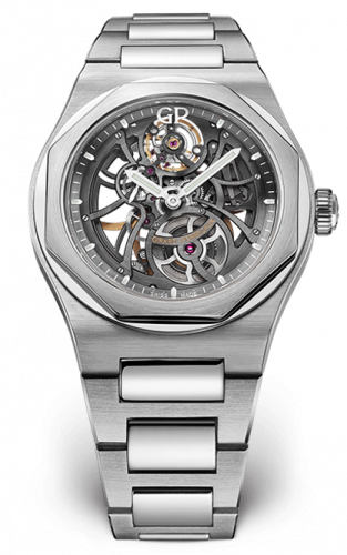 Remontoir à montres pour montre Girard-Perregaux Laureato Laureato 42 Automatic Skeleton Stainless Steel / Bracelet