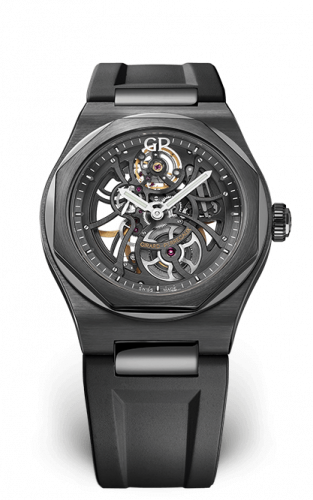 Remontoir à montres pour montre Girard-Perregaux Laureato Laureato 42 Automatic Skeleton Ceramic / Rubber