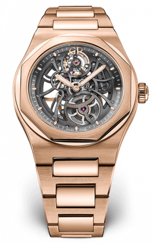 Remontoir à montres pour montre Girard-Perregaux Laureato Laureato 42 Automatic Skeleton Rose Or / Bracelet