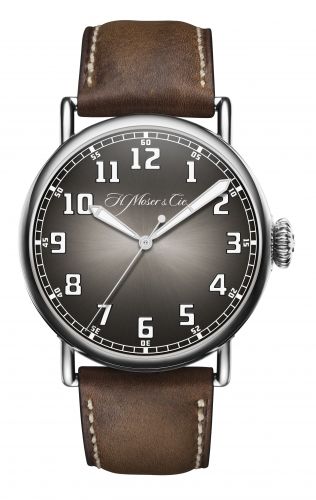Remontoir à montres pour montre H. Moser & Cie Heritage Heritage Centre Seconds Stainless Steel / Bucherer Bleu Edition