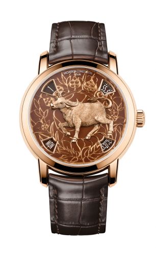 Uhrenbeweger für Uhr Vacheron Constantin Métiers d'Art Métiers d'Art The Legend of the Chinese Zodiac Year of the Dog Ox Pink Gold