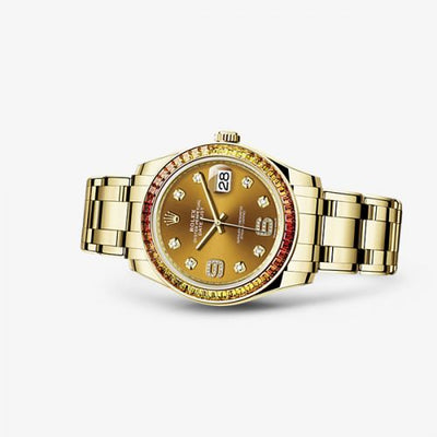 Remontoir à montres pour montre Rolex Pearlmaster Datejust Pearlmaster 39 Fancy Orange
