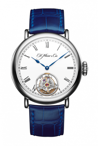 Remontoir à montres pour montre H. Moser & Cie Heritage Heritage Tourbillon Or Blanc / Enamel