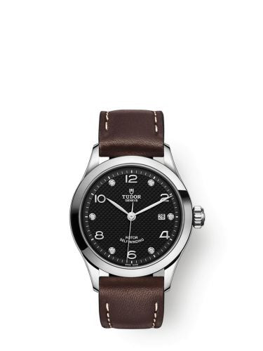 Remontoir à montres pour montre Tudor 1926 1926 28 Stainless Steel / Noire - Diamond / Strap