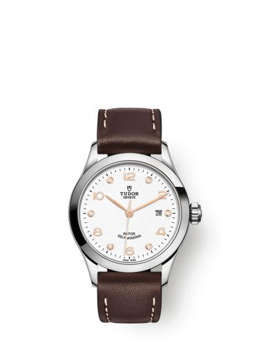 Remontoir à montres pour montre Tudor 1926 1926 28 Stainless Steel / Blanc - Diamond / Strap