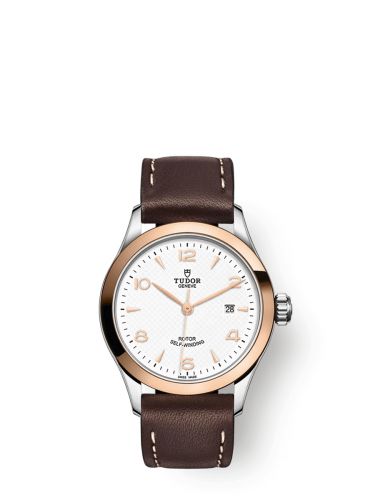 Remontoir à montres pour montre Tudor 1926 1926 28 Stainless Steel / Rose Or / Blanc / Strap