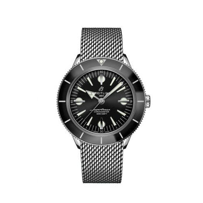 Remontoir à montres pour montre Breitling Superocean Heritage Superocean Heritage '57 Stainless Steel / Noire / Mesh