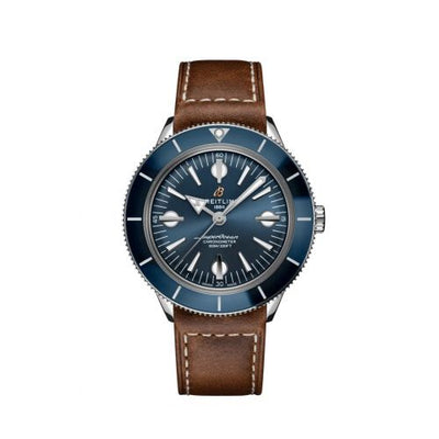 Remontoir à montres pour montre Breitling Superocean Heritage Superocean Heritage '57 Stainless Steel / Bleu / Calf / Folding