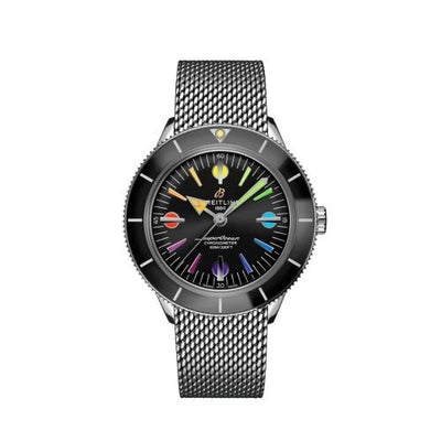 Remontoir à montres pour montre Breitling Superocean Heritage Superocean Heritage '57 Stainless Steel / Rainbow Boutique Limited Edition / Mesh