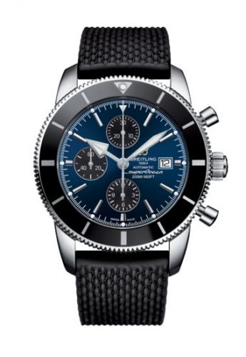 Remontoir à montres pour montre Breitling Superocean Heritage Superocean Heritage II 46 Chronograph Stainless Steel / Noire / Bleu / Rubber / Folding