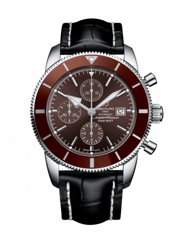 Watch Winder for watch Breitling Superocean Heritage Superocean Heritage II 46 Chronograph Stainless Steel / Bronze / Bronze / Croco / Folding