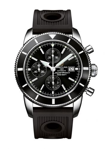 Remontoir à montres pour montre Breitling Superocean Heritage Superocean Heritage 46 Chronograph Stainless Steel / Noire / Noire / Rubber