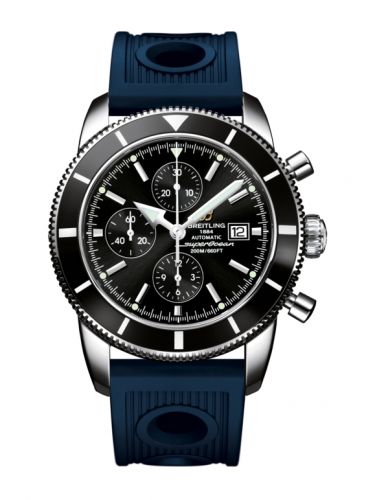 Remontoir à montres pour montre Breitling Superocean Heritage Superocean Heritage 46 Chronograph Stainless Steel / Noire / Noire / Rubber