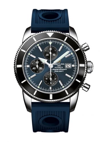 Remontoir à montres pour montre Breitling Superocean Heritage Superocean Heritage 46 Chronograph Stainless Steel / Noire / Gun Bleu / Rubber